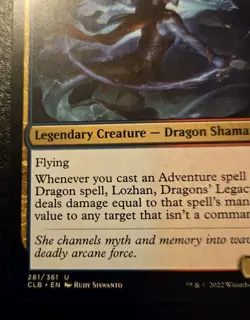 Lozhan, Dragons' Legacy 281/361 Uncommon Battle For Baldur's Gate MTG - Image 4