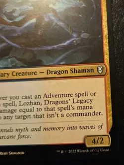 Lozhan, Dragons' Legacy 281/361 Uncommon Battle For Baldur's Gate MTG - Image 5