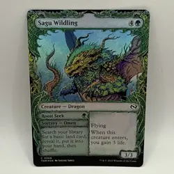 Sagu Wildling // Roost Seek - Tarkir Dragonstorm - FOIL - Magic the Gathering - Image 1