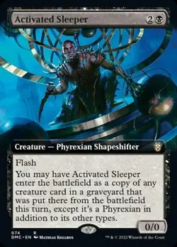 EXTENDED ART ACTIVATED SLEEPER NM! *DOMINARIA UNITED COMMANDER* - Image 1