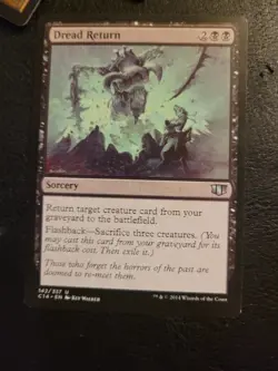 Dread Return Commander 2014 MTG Magic C14 #142 Black Uncommon LP - Image 1