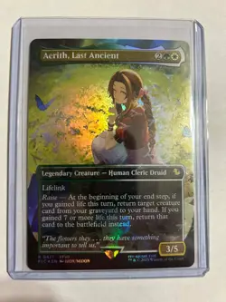 Aerith, Last Ancient Chocobo Track Foil NM/M Final Fantasy Magic MTG - Image 1