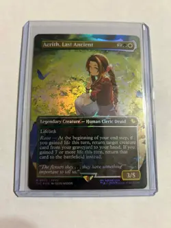 Aerith, Last Ancient Chocobo Track Foil NM/M Final Fantasy Magic MTG - Image 2