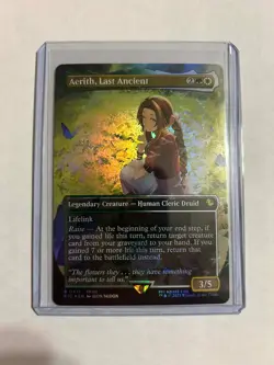 Aerith, Last Ancient Chocobo Track Foil NM/M Final Fantasy Magic MTG - Image 3