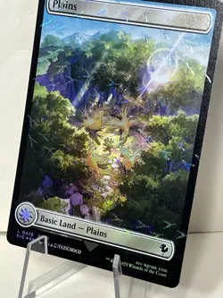 1x - PLAINS - FULL ART - CHOCOBO TRACK FOIL #478 - Final Fantasy - NM MTG - Image 3