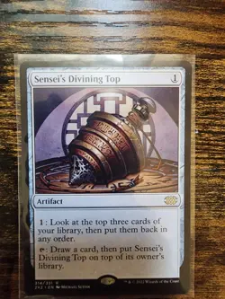 Sensei's Divining Top - 314/331 (Double Masters 2022) - Near Mint NM - Rare - Image 1