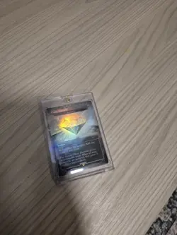 Magic: The Gathering Chaos Emerald White Foil Lotus Petal Sonic Secret Lair - Image 1