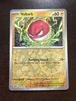 Voltorb 100/165 Reverse Holo NM Pokemon TCG Scarlet & Violet 151 - Image 1