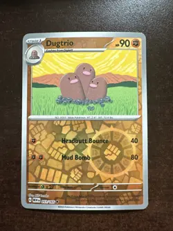 Dugtrio 051/165 Reverse Holo NM Pokemon TCG Scarlet & Violet - Image 1