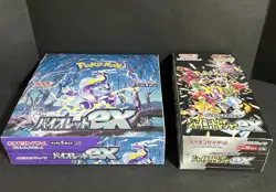 【PRESALE】Pokemon Shiny treasure ex & biolet ex booster box Sealed w/o shrink JP - Image 1