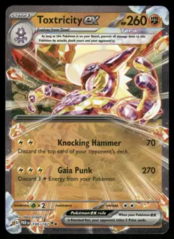 Toxtricity ex #100/182 Pokemon SV04: Paradox Rift - Image 1