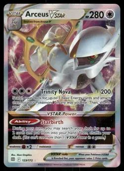 Arceus VSTAR 123/172 Brilliant Stars Pokemon TCG Holo Ultra Rare - Image 1