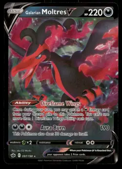 Galarian Moltres V #097/198 Pokemon SWSH06: Chilling Reign - Image 1