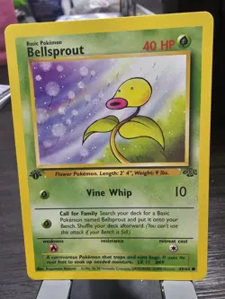 1st Edition Pokemon TCG Bellsprout 49/64 Jungle Set Common NM - Image 1