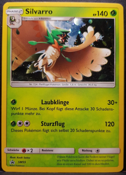 Silvarro SM55 Aufziehen Der Sturmrote Promo Holo Pokemon Pokemon Karte Near Mint - Image 1