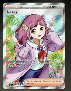 Pokemon TCG Lacey 166/142 Stellar Crown Double Rare - Image 1