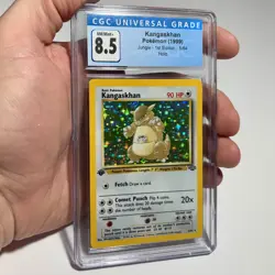 CGC 8.5 1st Edition Kangaskhan Holo 5/64, 1999 Pokemon Jungle English - Image 1
