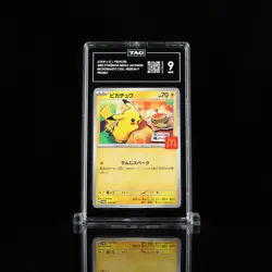 2025 Pokemon Mega Japanese McDonald's Collection Promo Pikachu TAG 9 (927) - Image 1