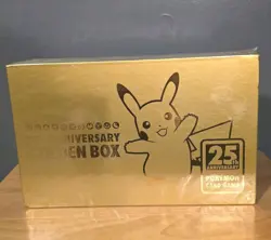 Pokemon Center Japanese Exclusive 25th Anniversary Golden Box New/Factory Sealed - Image 1
