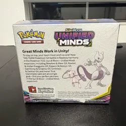 Pokemon TCG Sun & Moon Unified Minds Booster Box Factory Sealed 36 Packs *Read* 820650815683 - Image 3