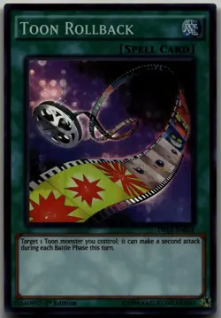 Toon Rollback Super Rare Dragons of Legend 2 DRL2-EN024 LP - Image 1