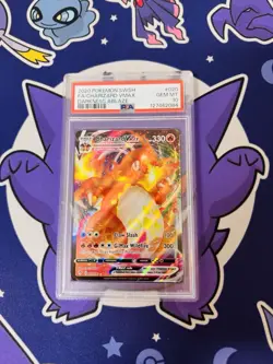 Pokemon Darkness Ablaze Charizard VMAX Full Art Ultra Rare Card 20/189 PSA 10 - Image 1