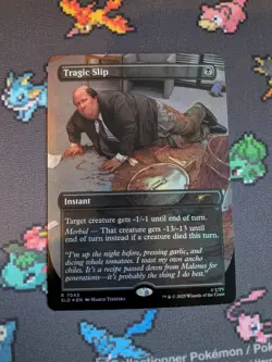 Tragic Slip Secret Lair the office bonus card Dwight's Destiny drop - Image 1