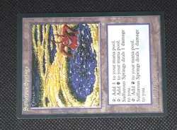 Magic The Gathering Sulfurous Springs Ice Age Rare Card NM MTG - Image 3