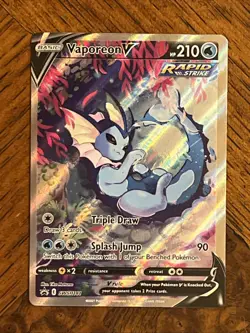 Vaporeon V SWSH181 Sword & Shield Pokemon TCG Promo Cards - Image 1