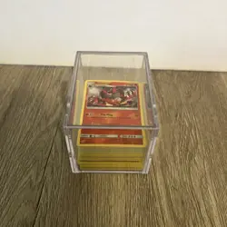 Pokemon Sun & Moon Fire Type 100 Bulk Cards - Normal And Reverse Holo Cards - Image 1