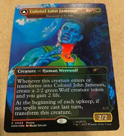 MAN-WOLF Magic The Gathering Promo Card Marvel Legends Spider-Man Mark Spears - Image 4