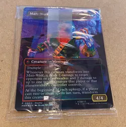 MAN-WOLF Magic The Gathering Promo Card Marvel Legends Spider-Man Mark Spears - Image 5