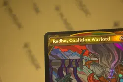 Mtg Radha, Coalition Warlord SERIALIZED FOIL # 338 NM - Image 4
