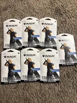 Lot of (7) Magic The Gathering: Final Fantasy Booster Pack Factory Sealed NEW - Image 1