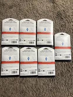 Lot of (7) Magic The Gathering: Final Fantasy Booster Pack Factory Sealed NEW - Image 2