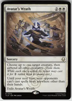 MTG Avatar's Wrath Normal NM Avatar: The Last Airbender Magic 12 - Image 1