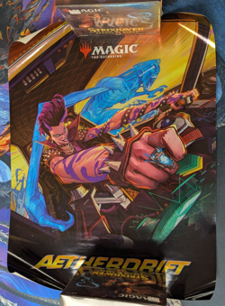 Magic the Gathering MTG Aetherdrift Foil Promo Poster 18"x24" Not Displayed - Image 1