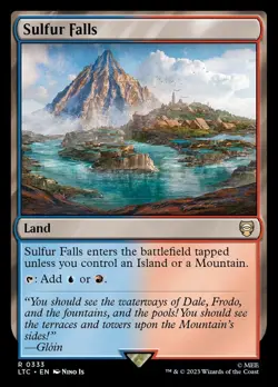 1x - Sulfur Falls - [SELECT] - Lord of the Rings/Dominaria Remastered - NM MTG - Image 2