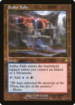 1x - Sulfur Falls - [SELECT] - Lord of the Rings/Dominaria Remastered - NM MTG - Image 4