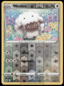 Pokemon - Wooloo - Reverse Holo - 152/202 - Sword & Shield - NM/M - Image 1