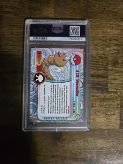 2000 TOPPS CHROME POKEMON T.V. SPECTRA #13 WEEDLE PSA 9 - Image 2