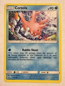 Pokemon Corsola (27/80) Dragon Majesty LP - Image 1