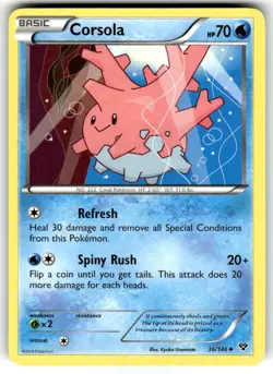 Pokemon TCG Corsola 36/146 Uncommon NM - Image 1