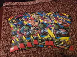 Lot Of 7 Booster Packs! Pokemon MEGA EVOLUTION Sleeved Factory Sealed - Image 1
