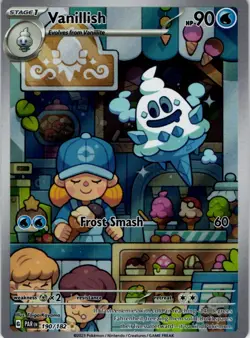 SV04: Paradox Rift Pokemon TCG Vanillish Illustration Rare Holo - Image 1
