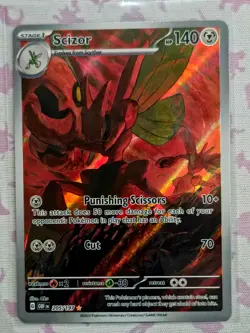 Scizor | OBF 205/197 | Illustration Rare | NM English, Full Art | Pokemon TCG - Image 1