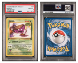 Pokemon TCG Grimer Team Rocket 1st Edition #57 Graded PSA 8 NM-MT - Image 1