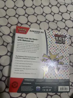 Pokemon TCG: Scarlet & Violet-151 Alakazam ex Collection Booster Box 820650855269 - Image 2