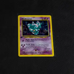 Vintage Pokemon TCG Neo Revelation - Misdreavus 1st Edition Holo Rare Excellent - Image 1