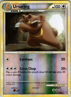 Ursaring 37/95 Call of Legends Pokemon TCG LP Reverse Holo - Image 1
